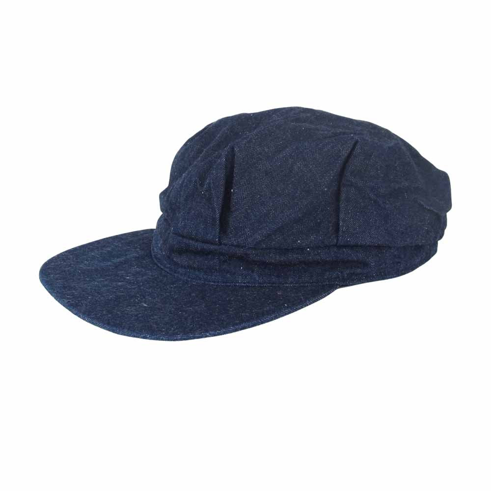 ミスターファットマン work cap ワーク キャップ インディゴブルー系 L【中古】