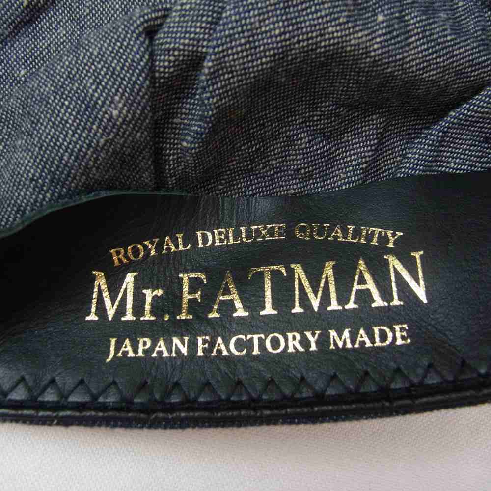 ミスターファットマン work cap ワーク キャップ インディゴブルー系 L【中古】