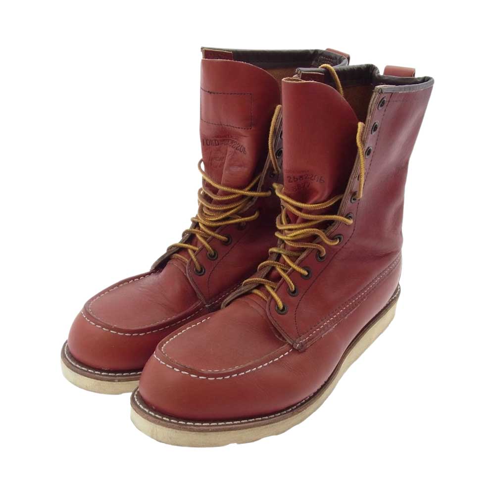 RED WING レッドウィング 犬タグ復刻 8877 ロング アイリッシュセッター 赤茶 オロラセット ブーツ レッド系【中古】