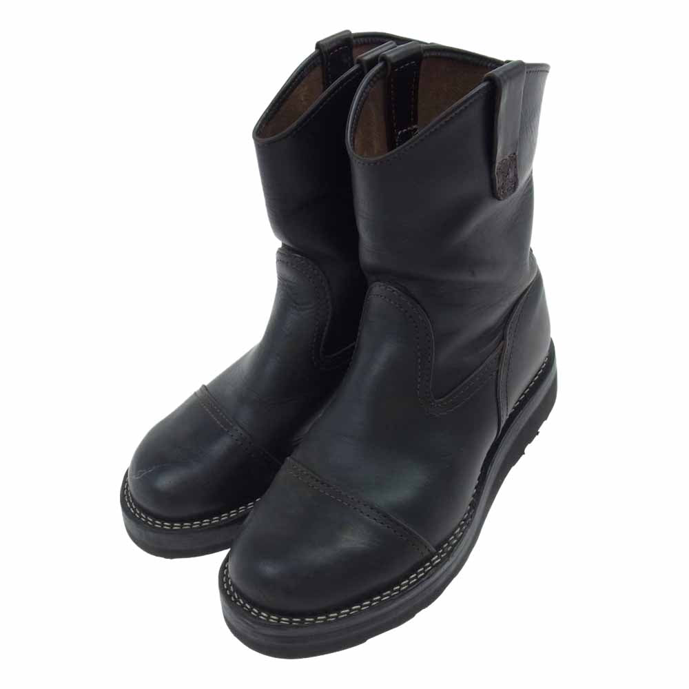 WESCO ウエスコ JAPAN LIMITED MODEL HORSEHIDE MORRISON ソールカスタム 日本限定 ホースハイド モリソン ブーツ ブラック系【中古】
