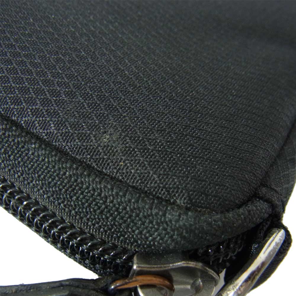 PORTER ポーター ナイロン ラウンドジップ ウォレット ブラック系 グレー系【中古】