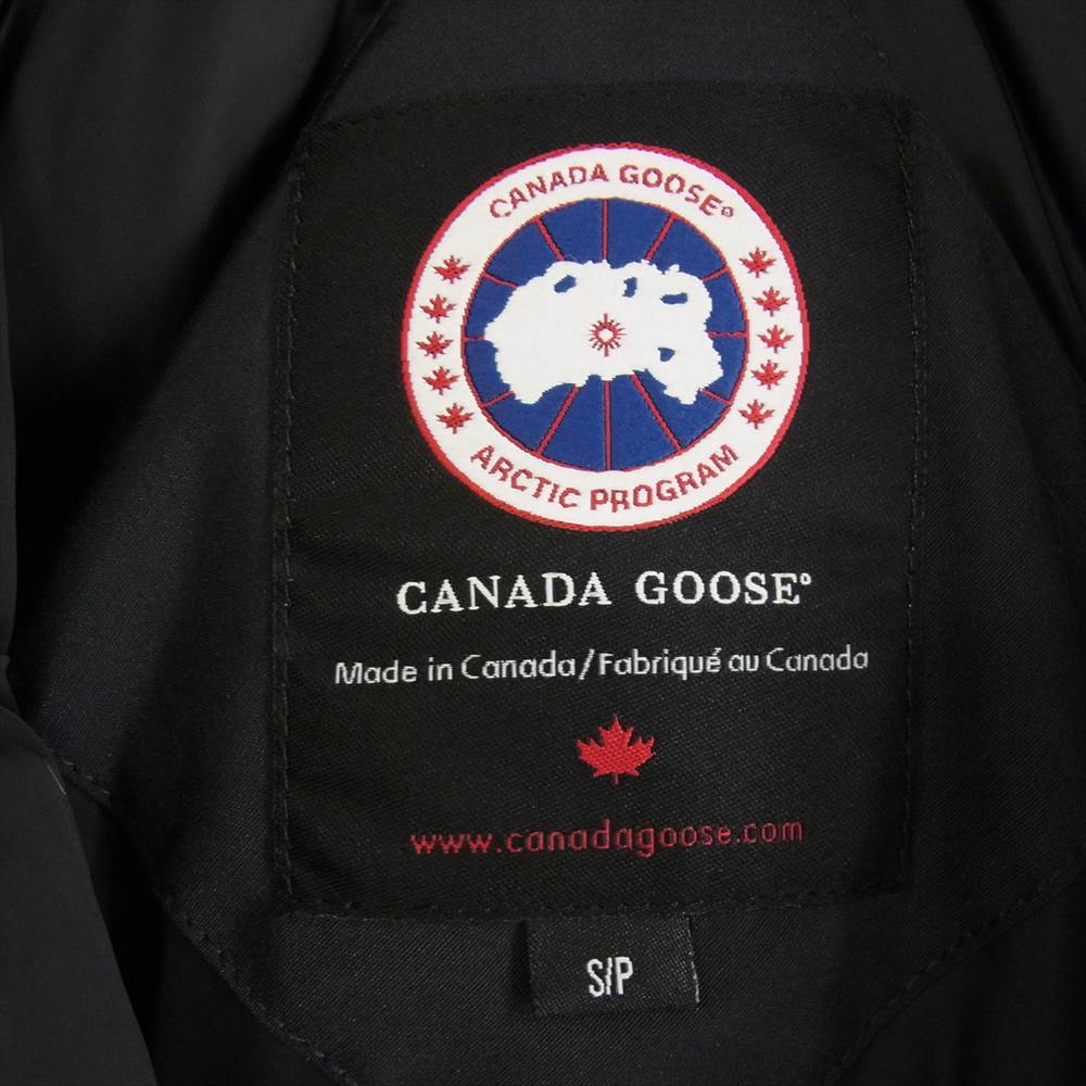 CANADA GOOSE カナダグース 2603JL 国内正規品 サザビータグ BRONTE PARKA ブロンテ パーカ ダウンコート ブラック系 S【中古】