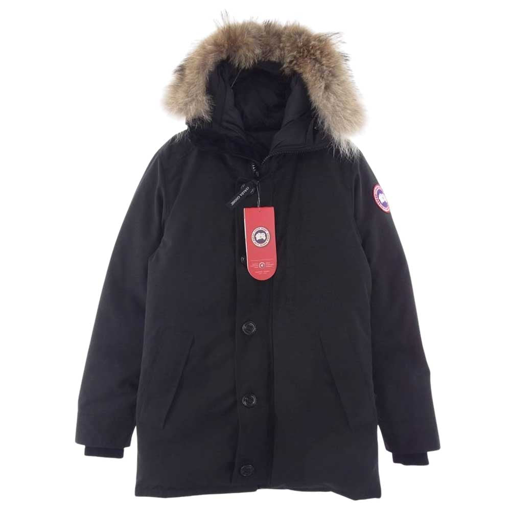 CANADA GOOSE カナダグース 3438JM 国内正規品 グリフィンタグ JASPER PARKA ジャスパー パーカ ダウンジャケット ブラック系 S/P【中古】