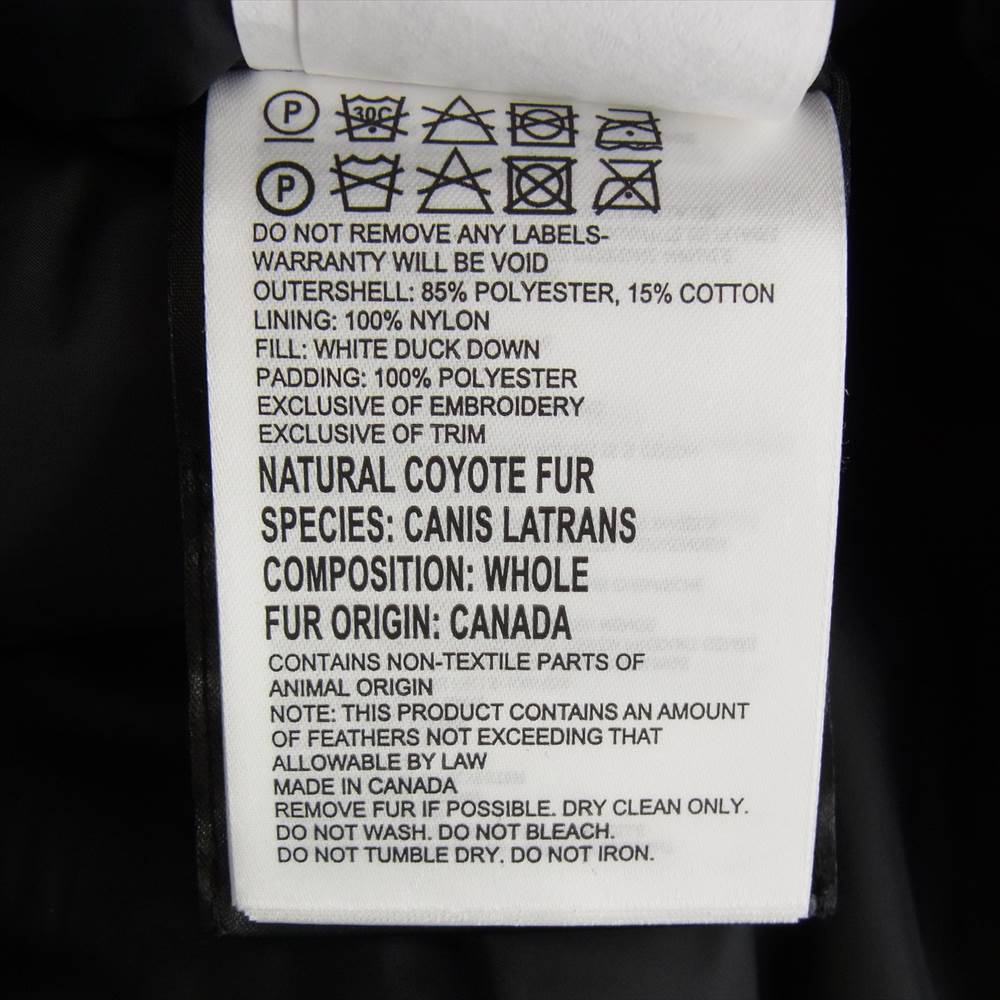 CANADA GOOSE カナダグース 3438JM 国内正規品 グリフィンタグ JASPER PARKA ジャスパー パーカ ダウンジャケット ブラック系 S/P【中古】