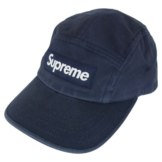 Supreme シュプリーム 22AW Washed Chino Twill Camp Cap ウォッシュド チノー ツイル キャンプ キャップ ネイビー系【新古品】【未使用】【中古】