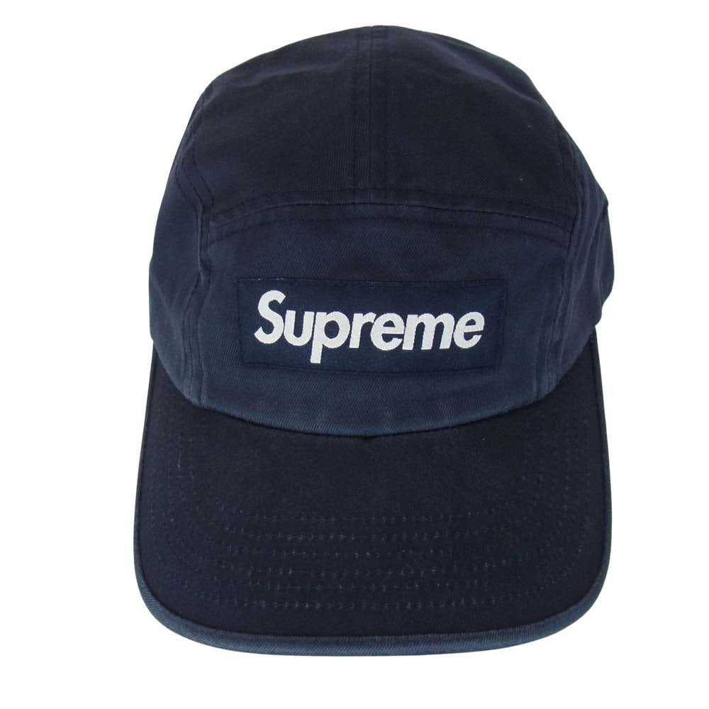 Supreme シュプリーム 22AW Washed Chino Twill Camp Cap ウォッシュド チノー ツイル キャンプ キャップ ネイビー系【新古品】【未使用】【中古】