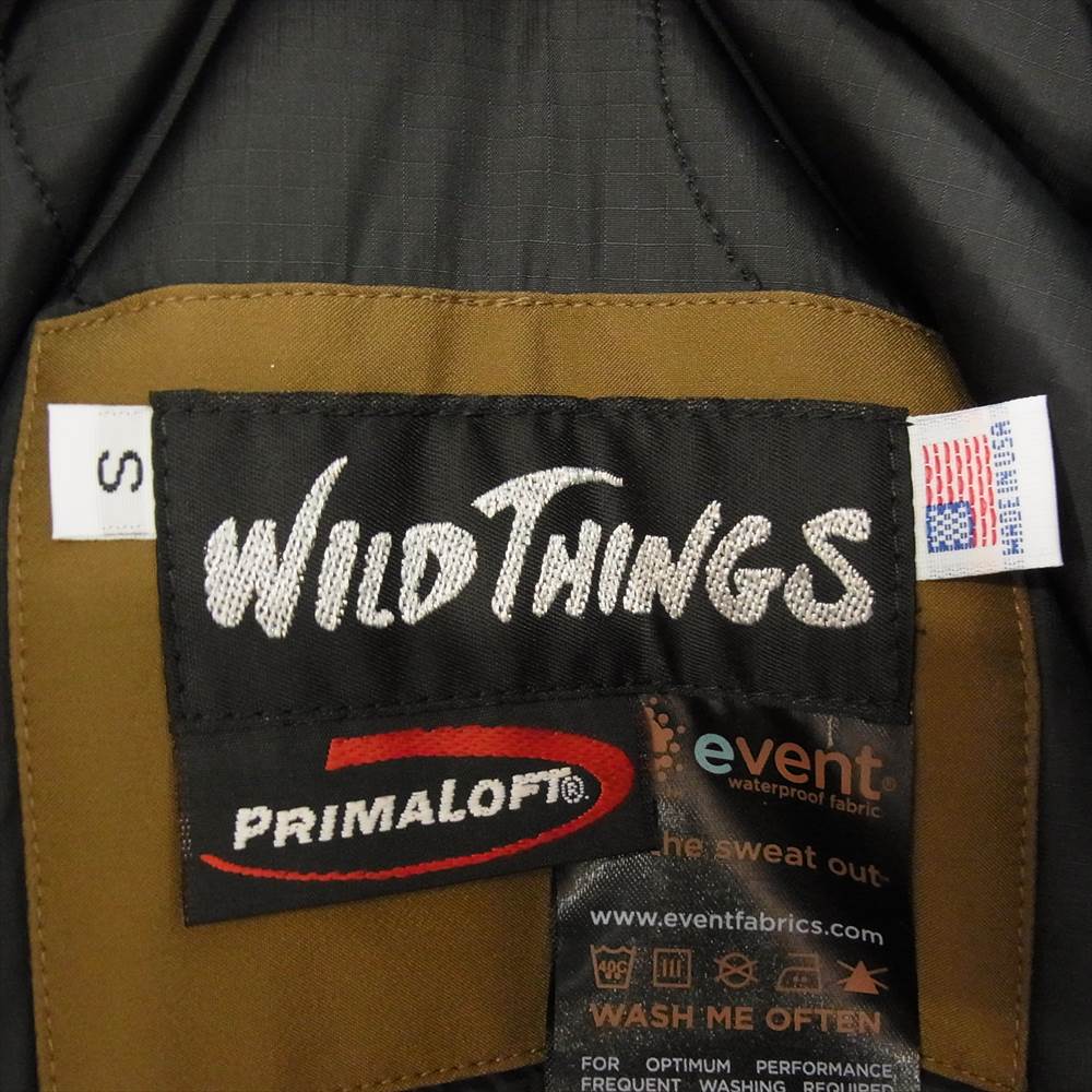 WILDTHINGS ワイルドシングス USA製 DENALI JACKET COYOTE PRIMALOFT デナリ ジャケット プリマロフト コヨーテ ブラウン系 S【極上美品】【中古】