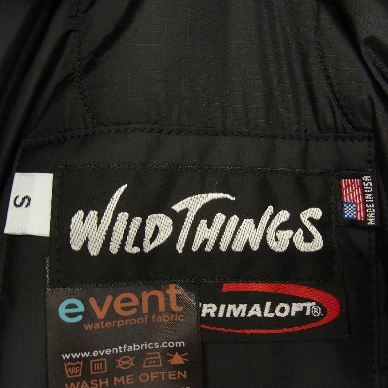 WILDTHINGS ワイルドシングス USA製 DENALI JACKET デナリ ジャケット PRIMALOFT プリマロフト ブラック ブラック系 S【中古】