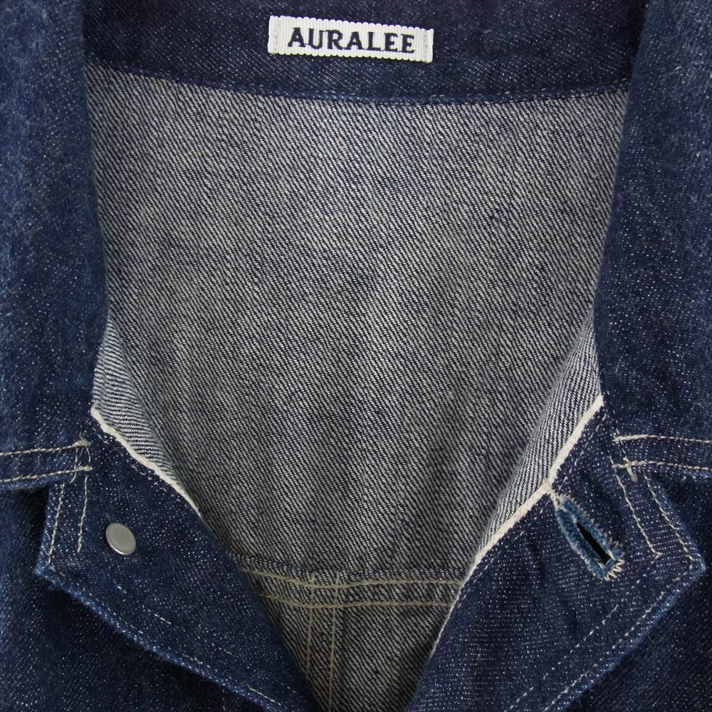 AURALEE オーラリー 22SS A22SB01SD Selvedge Light Denim Blouson デニム ジャケット 5【中古】
