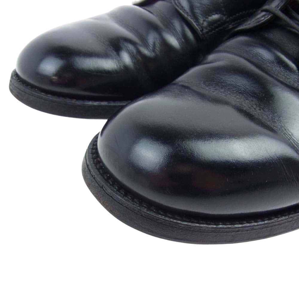 ALDEN オールデン 53711 Military Plain Toe Ox. ミリタリー プレーントゥ オックスフォード シューズ カーフレザー 379Xラスト ブラック系 9.5【中古】