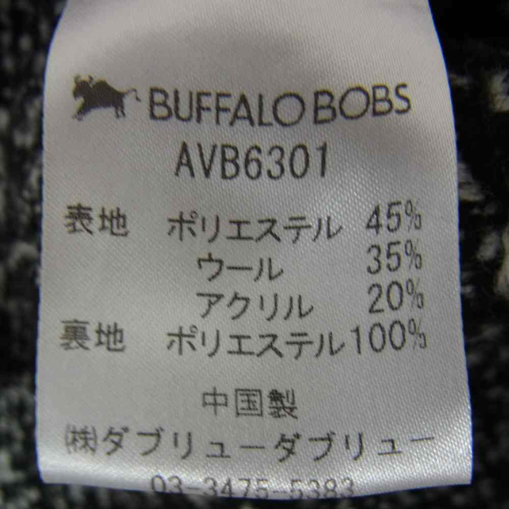 バッファローボブズ  AVB6301 ウール トレンチ コート ブラック系 2【中古】