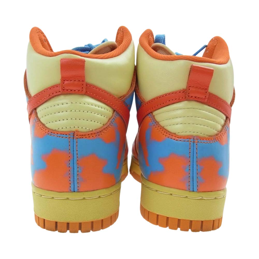 NIKE ナイキ DD9404-800 Dunk High 1985 SP Orange Acid Wash ダンク ハイ 1985 SP オレンジ アシッド ウォッシュ スニーカー ベージュ系 ライトブルー系 オレンジ系 US8【中古】