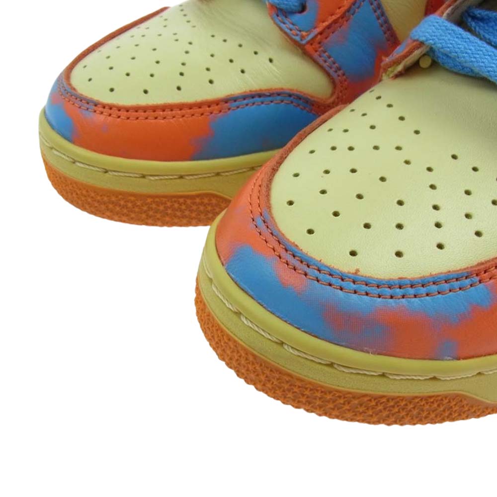 NIKE ナイキ DD9404-800 Dunk High 1985 SP Orange Acid Wash ダンク ハイ 1985 SP オレンジ アシッド ウォッシュ スニーカー ベージュ系 ライトブルー系 オレンジ系 US8【中古】