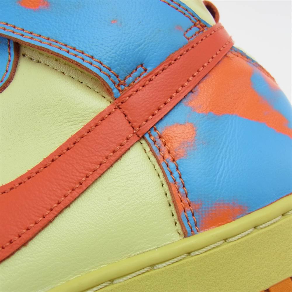NIKE ナイキ DD9404-800 Dunk High 1985 SP Orange Acid Wash ダンク ハイ 1985 SP オレンジ アシッド ウォッシュ スニーカー ベージュ系 ライトブルー系 オレンジ系 US8【中古】