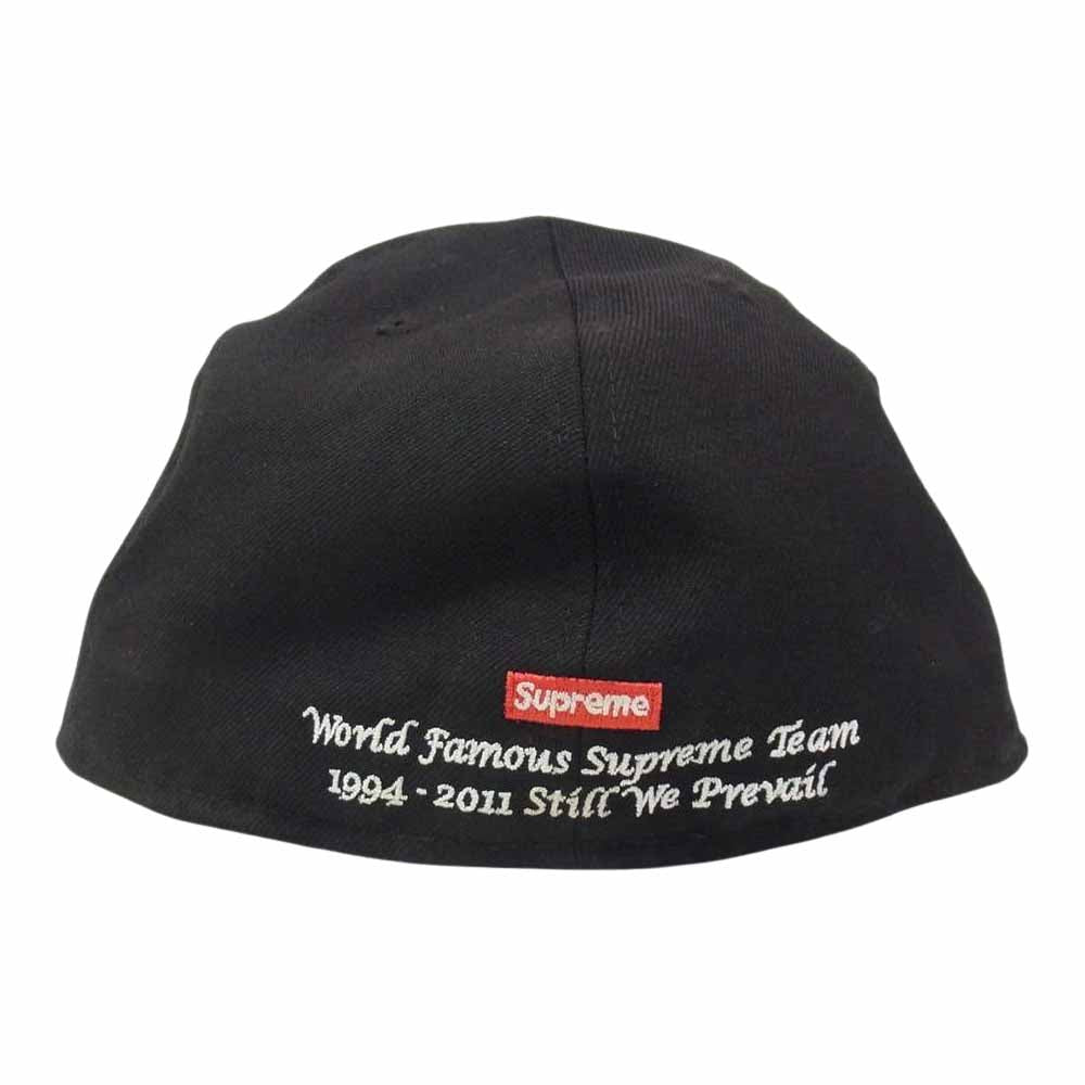 Supreme シュプリーム 11AW S Logo Cap New Era Sロゴ ニューエラ ベースボール キャップ ブラック系 60.6cm【中古】