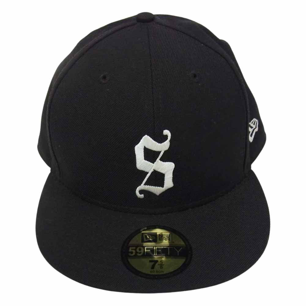 Supreme シュプリーム 11AW S Logo Cap New Era Sロゴ ニューエラ ベースボール キャップ ブラック系 60.6cm【中古】