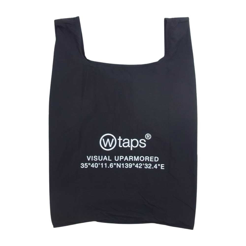 WTAPS ダブルタップス 21SS 211TQDT-CG05 CONVENI BAG ナイロン コンビニ 折り畳み エコ トート バッグ ブラック系【極上美品】【中古】
