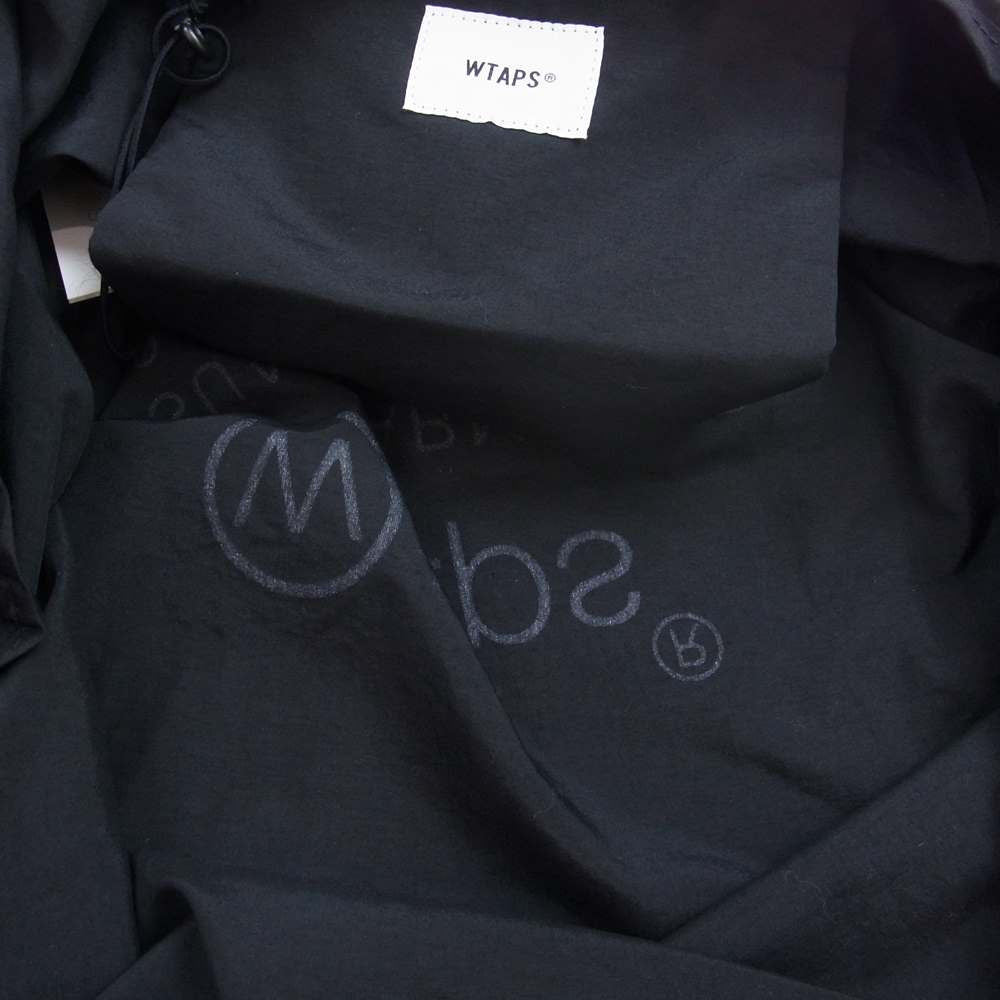 WTAPS ダブルタップス 21SS 211TQDT-CG05 CONVENI BAG ナイロン コンビニ 折り畳み エコ トート バッグ ブラック系【極上美品】【中古】