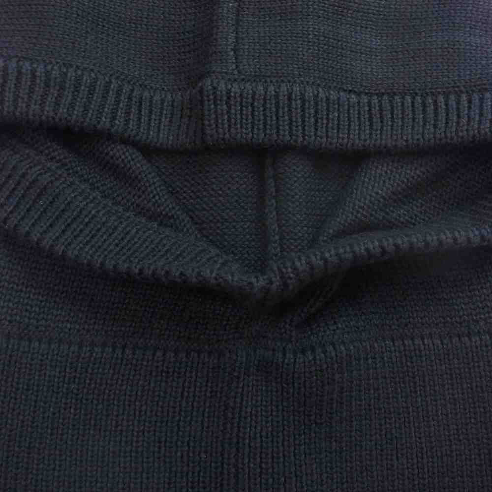 WTAPS ダブルタップス 18AW 182MADT-HT04 BALACLAVA BEANIE WOAC フード ネック ゲイター マフラー ニット ビーニー ブラック系 F【美品】【中古】