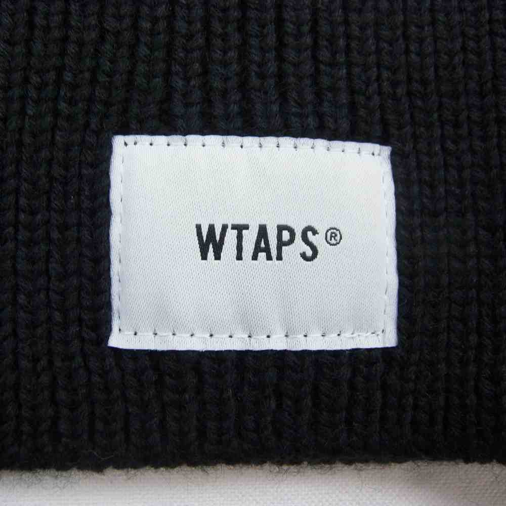 WTAPS ダブルタップス 18AW 182MADT-HT04 BALACLAVA BEANIE WOAC フード ネック ゲイター マフラー ニット ビーニー ブラック系 F【美品】【中古】