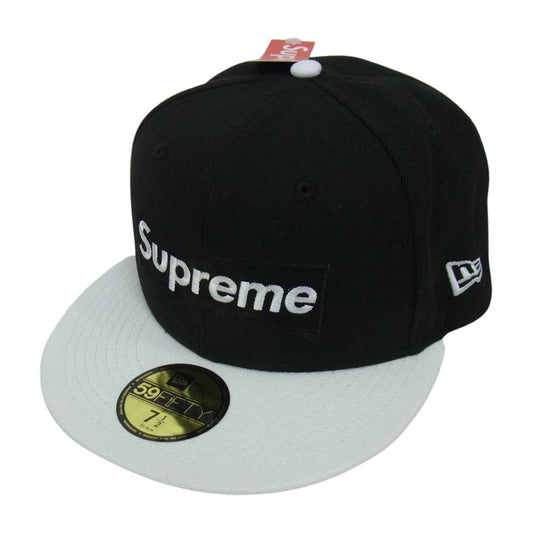 Supreme シュプリーム 22SS 2-Tone Box Logo New Era ツートン ボックスロゴ ニューエラ ベースボール キャップ ブラック系 ホワイト系 59.6【新古品】【未使用】【中古】
