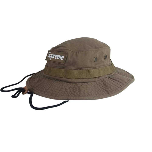 Supreme シュプリーム 22SS Military Boonie ミリタリー ブー二ー バケット サファリ ハット ブラウン系 M/L【新古品】【未使用】【中古】