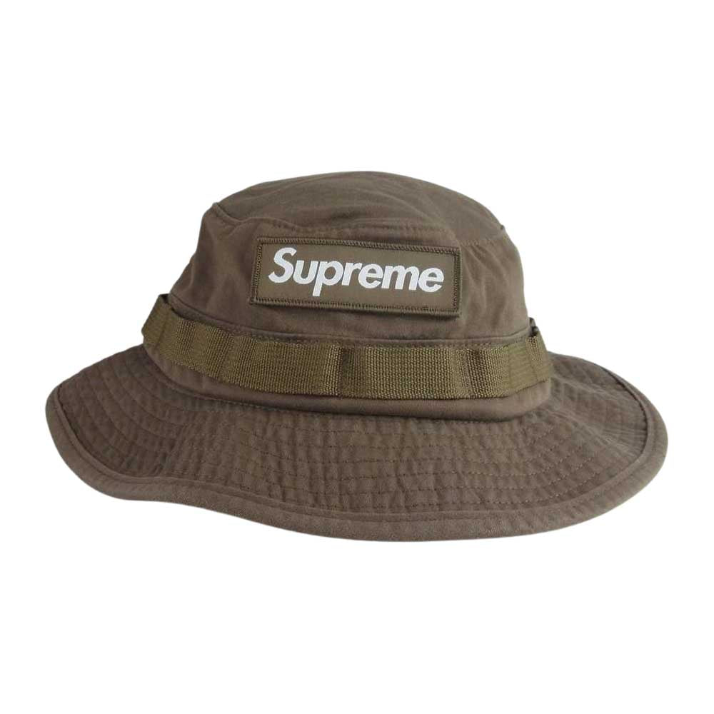 Supreme シュプリーム 22SS Military Boonie ミリタリー ブー二ー バケット サファリ ハット ブラウン系 M/L【新古品】【未使用】【中古】