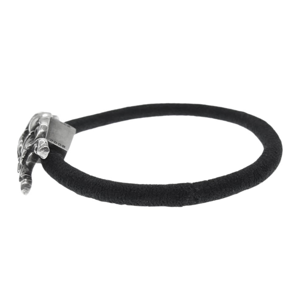 CHROME HEARTS クロムハーツ（原本無） HAIRBAND ダガーハート ヘアゴム シルバー系 ブラック系【中古】