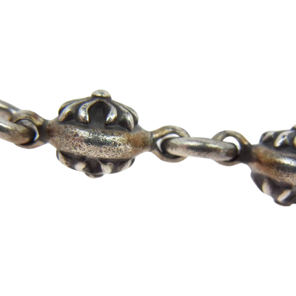 CHROME HEARTS クロムハーツ（原本無） 2BALL LONG-S 1クリップ ロング #2 クロスボール ウォレットチェーン シルバー系【中古】