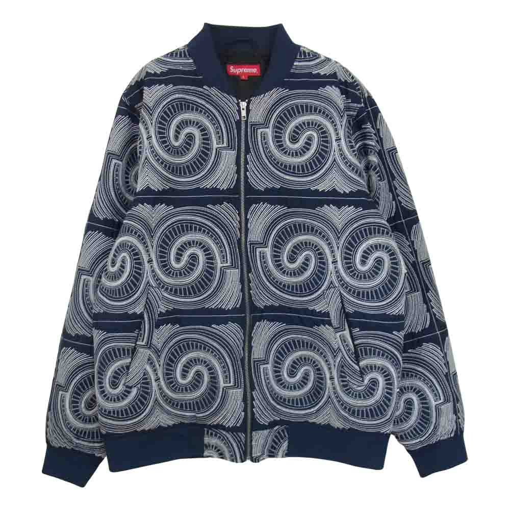 Supreme シュプリーム 14SS Up town Jacket アップ タウン ジャケット ネイビー系 L【中古】