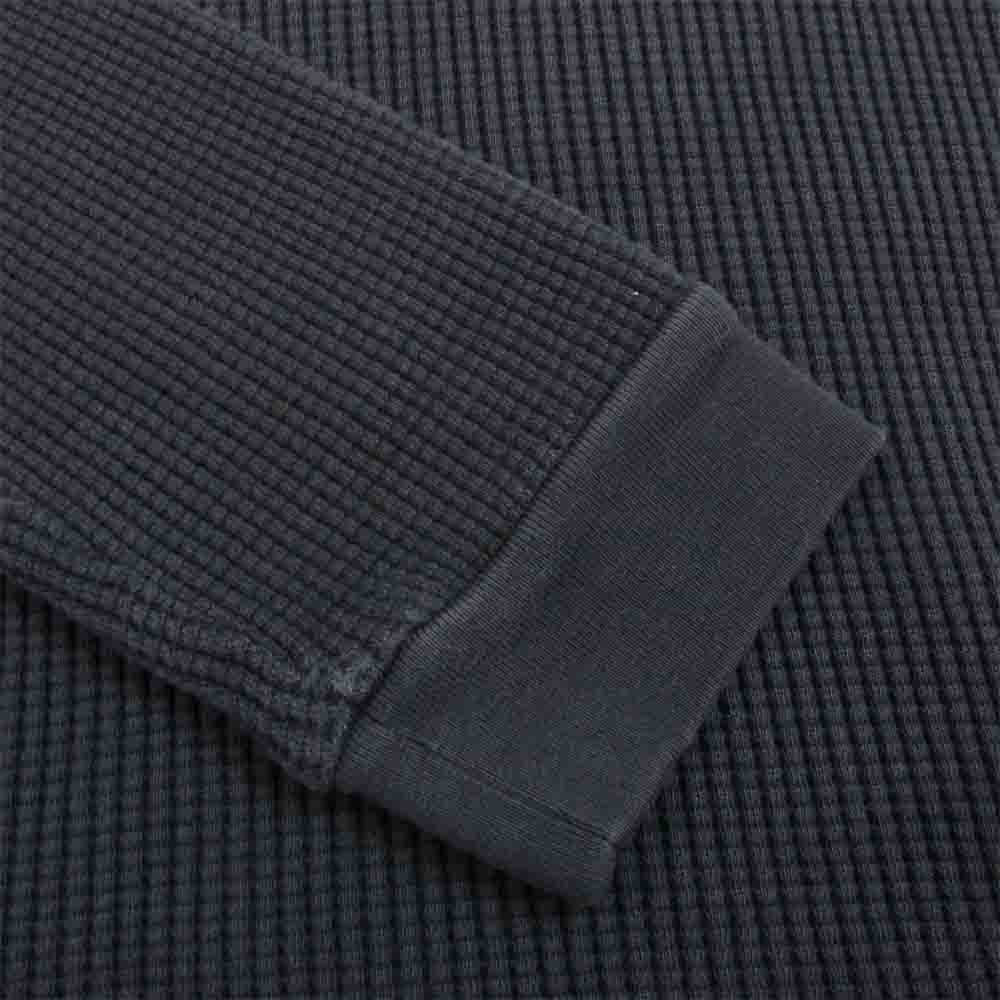 ザイノウエブラザーズ ワッフル サーマル クルーネック カットソー ブラック系 S【中古】