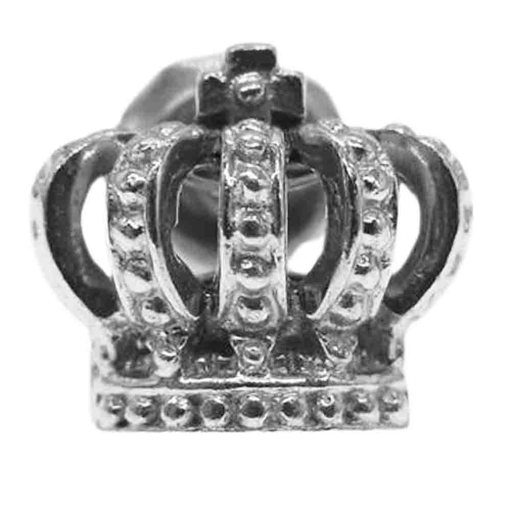 Justin Davis ジャスティンデイビス SEJ016 TINY CROWN EARRING タイニー クラウン イヤリング スタッド ピアス 片耳 シルバー系【中古】