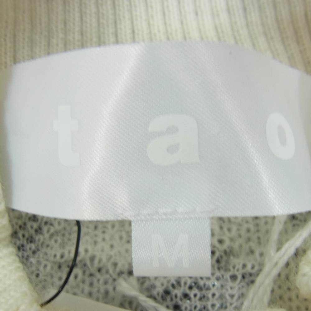tao COMME des GARCONS タオ コムデギャルソン 22SS TI-N006 ウールナイロン 花柄 ニット ホワイト系 M【新古品】【未使用】【中古】