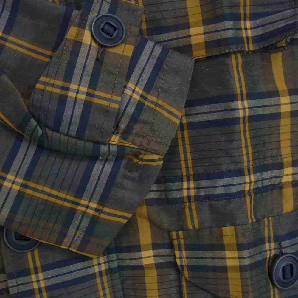 JUNYA WATANABE COMME des GARCONS MAN ジュンヤワタナベコムデギャルソンマン 22SS WI-J030 ラミーナイロン チェック M-65 ミリタリー ジャケット マルチカラー系 XS【新古品】【未使用】【中古】