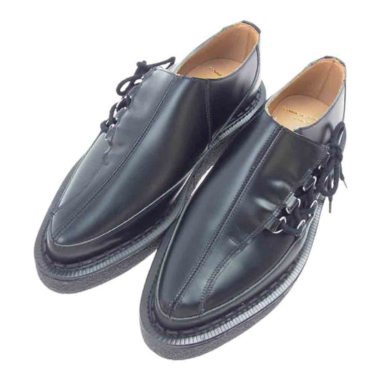 COMME des GARCONS HOMME PLUS コムデギャルソンオムプリュス 21SS PG-K102 GEORGE COX ASSYMETRICAL CREEPER ジョージコックス クリーパー ラバーソール ブラック系 7【極上美品】【中古】