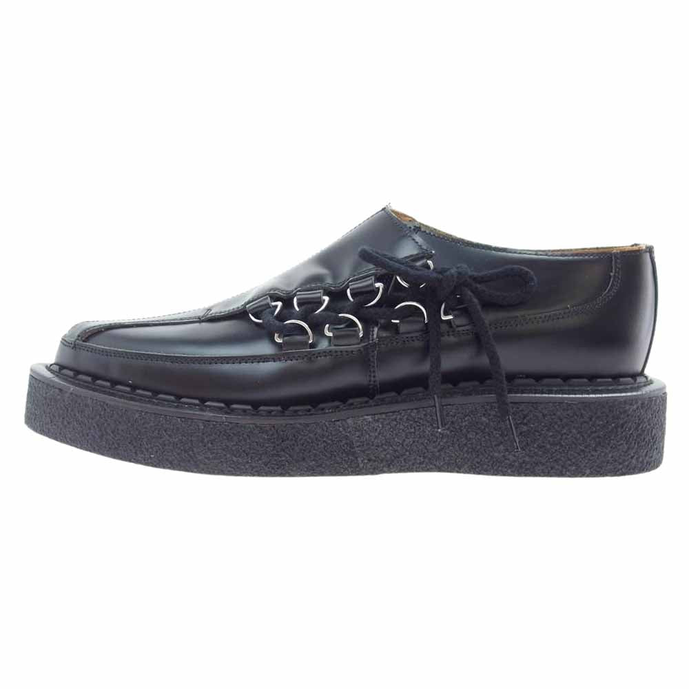 COMME des GARCONS HOMME PLUS コムデギャルソンオムプリュス 21SS PG-K102 GEORGE COX ASSYMETRICAL CREEPER ジョージコックス クリーパー ラバーソール ブラック系 7【極上美品】【中古】