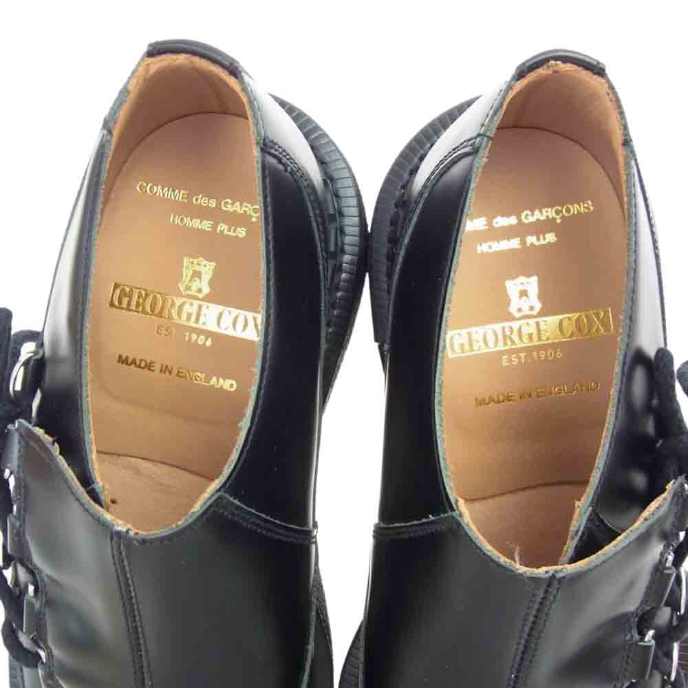 COMME des GARCONS HOMME PLUS コムデギャルソンオムプリュス 21SS PG-K102 GEORGE COX ASSYMETRICAL CREEPER ジョージコックス クリーパー ラバーソール ブラック系 7【極上美品】【中古】