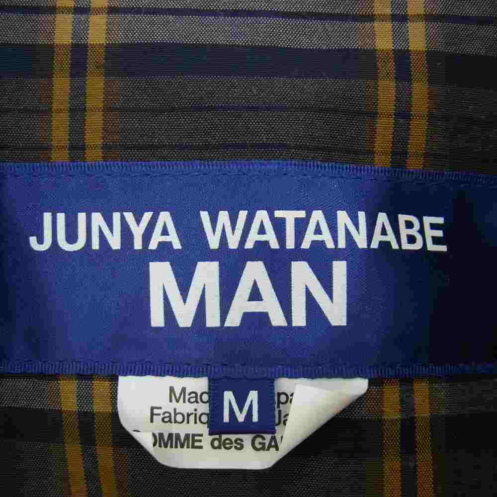 JUNYA WATANABE COMME des GARCONS MAN ジュンヤワタナベコムデギャルソンマン 22SS WI-J017 リバーシブル ラミーナイロン 綿ギャバ ワークジャケット ブラウン系 M【新古品】【未使用】【中古】