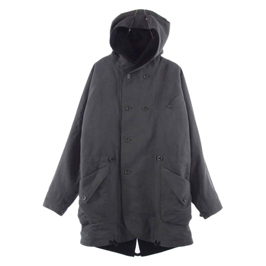 ハンセン EU製 Hooded Winter Oilskin Coat STORM 裏ウール オイルドコットン ストーム コート S【中古】