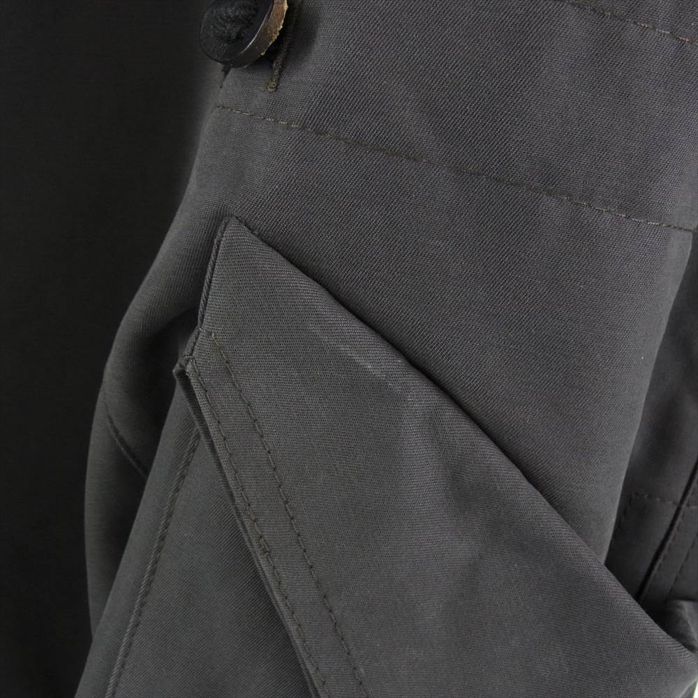 ハンセン EU製 Hooded Winter Oilskin Coat STORM 裏ウール オイルドコットン ストーム コート S【中古】