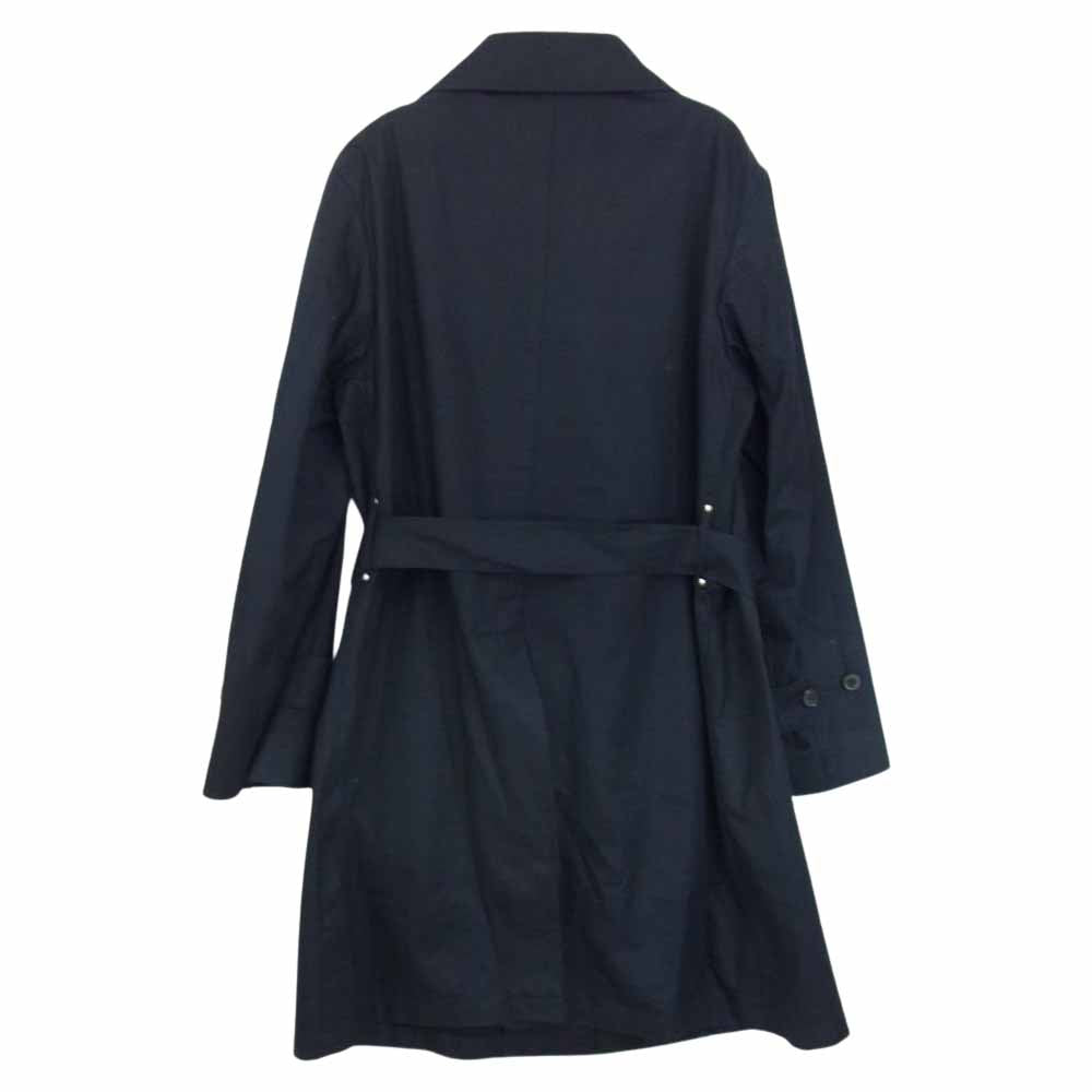 Mackintosh マッキントッシュ 英国製 ベルト付き ステンカラー コート ダークネイビー系 40【中古】