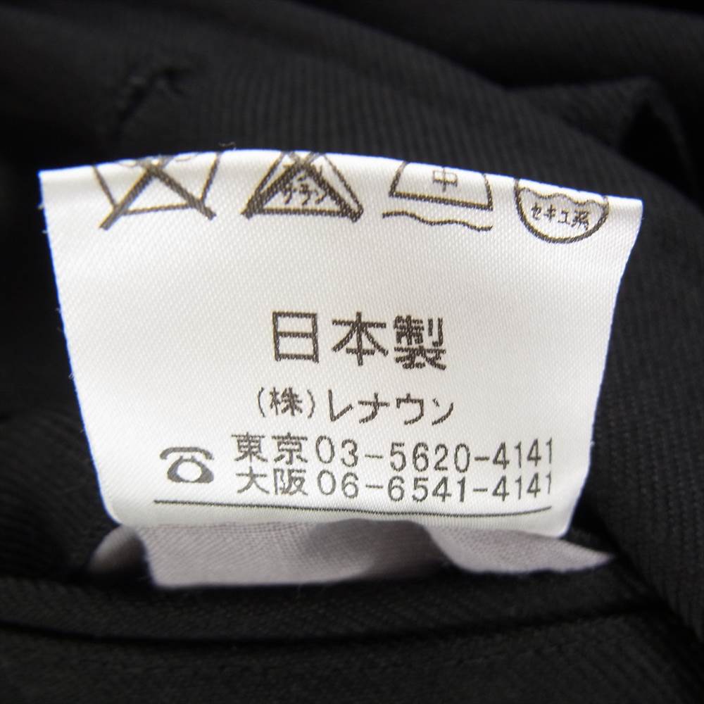 Aquascutum アクアスキュータム A9253061-99 着脱可能ライナー付 ウール シングル トレンチ コート ブラック系【中古】
