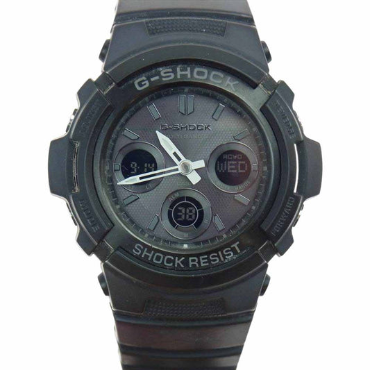 CASIO カシオ G-SHOCK ジーショック AWG-M100B タフソーラー 時計 ブラック系【中古】