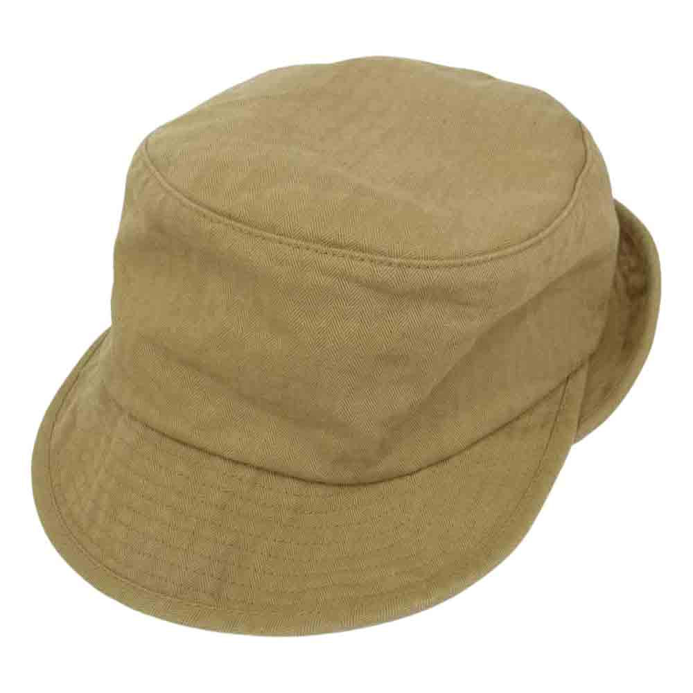 ゴールド GL02582 東洋エンタープライズ HERRINGBONE HAT ヘリンボーンハット ベージュ系【美品】【中古】