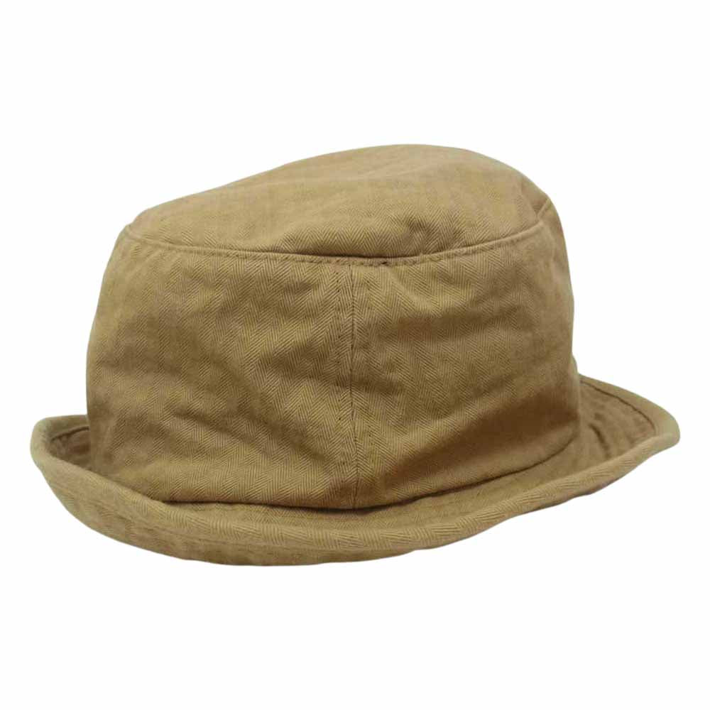 ゴールド GL02582 東洋エンタープライズ HERRINGBONE HAT ヘリンボーンハット ベージュ系【美品】【中古】