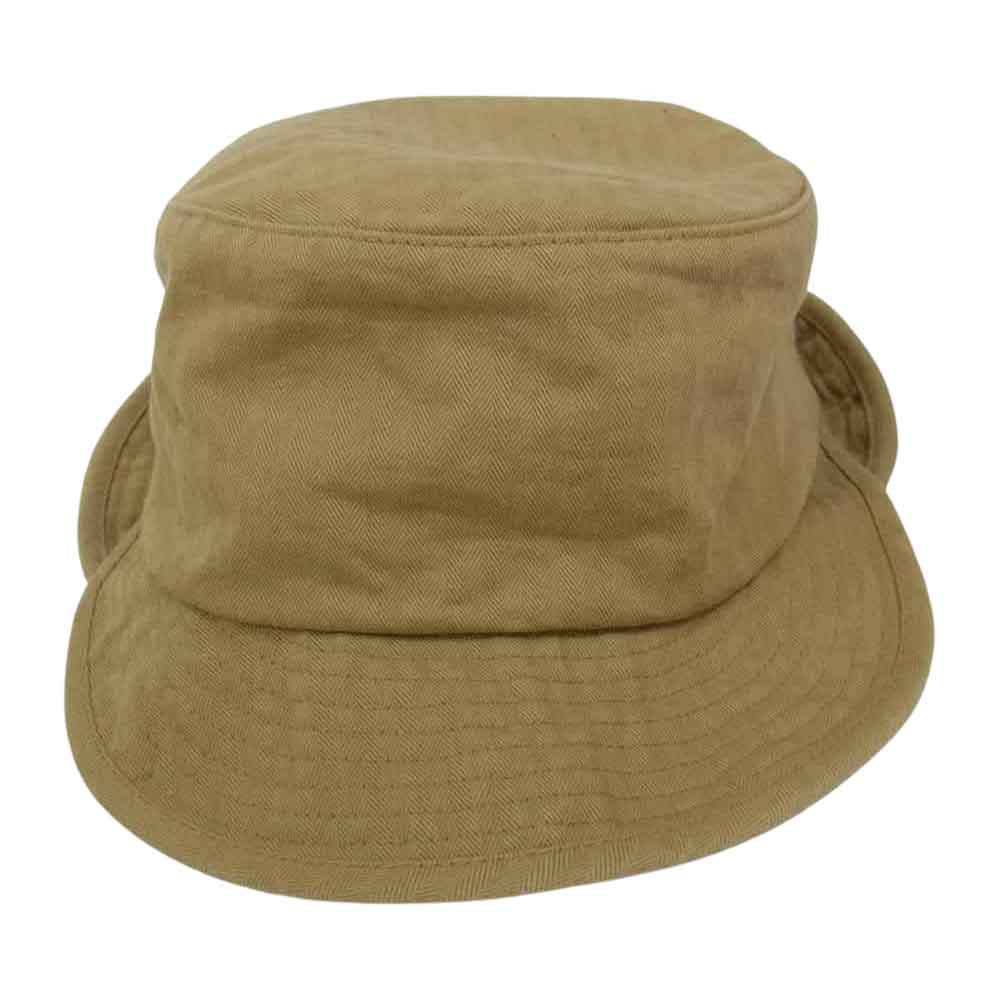 ゴールド GL02582 東洋エンタープライズ HERRINGBONE HAT ヘリンボーンハット ベージュ系【美品】【中古】