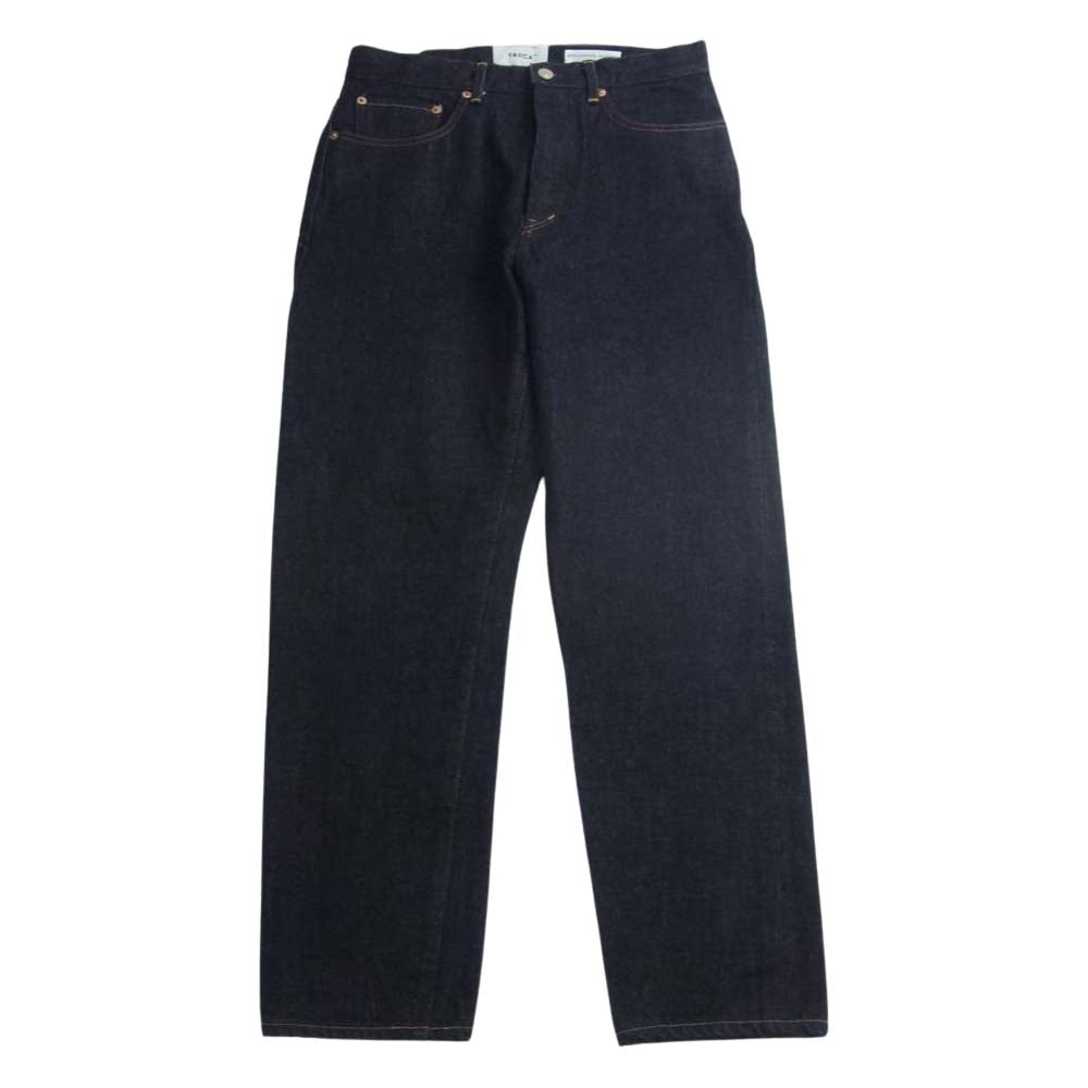 YAECA ヤエカ 10-14W DENIM PANTS WIDE TAPERED ワイドテーパード デニム パンツ インディゴブルー系 30【中古】