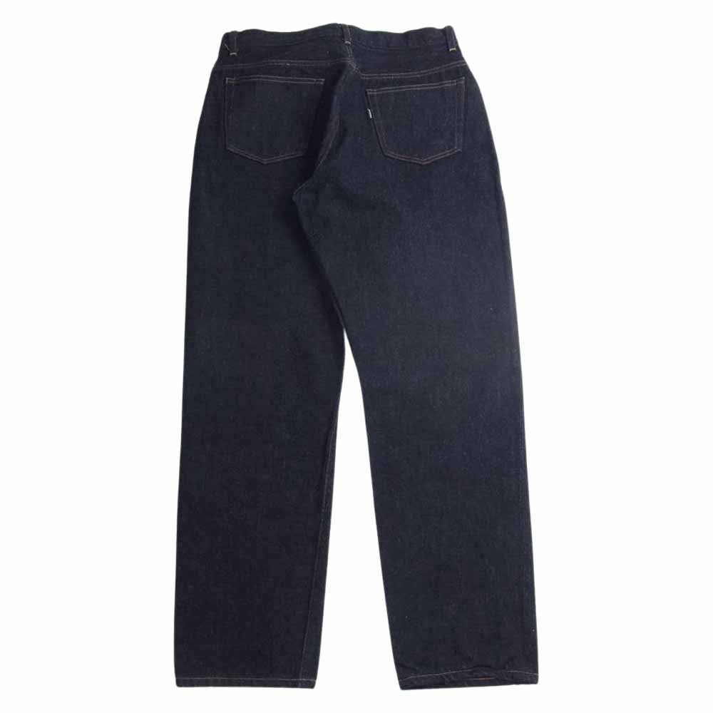 YAECA ヤエカ 10-14W DENIM PANTS WIDE TAPERED ワイドテーパード デニム パンツ インディゴブルー系 30【中古】