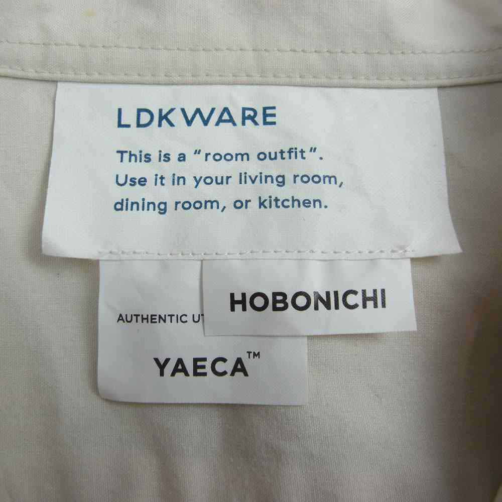 YAECA ヤエカ N゜020104 LDKWARE ほぼ日 プルオーバーシャツ オフホワイト系 M【美品】【中古】
