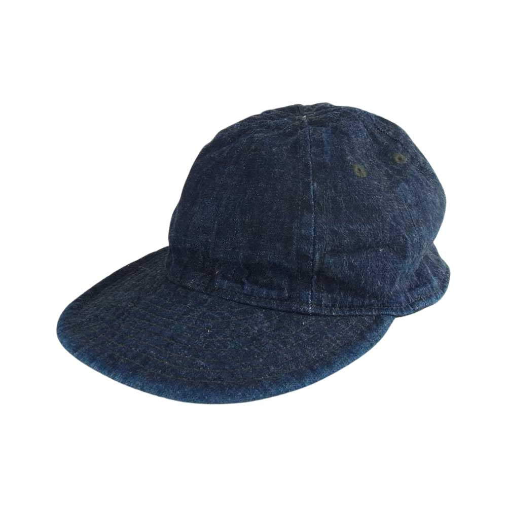 RRL ダブルアールエル USA製 デニム メカニック キャップ インディゴブルー系 L 59【中古】